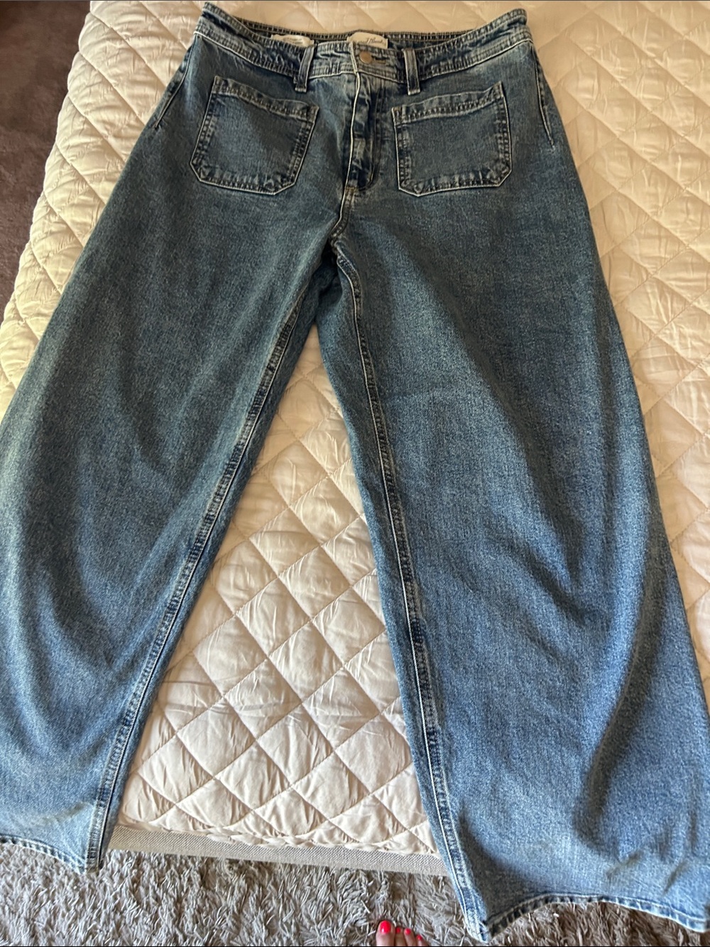 Sailor Straight leg Blue Denim Jeans